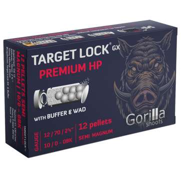 lentzis.com Ioannina | Gorilla | TARGET LOCKGX PREMIUM HP with Buffer & Wad 12ΒΟΛΟ (semi magnum) | ΦΥΣΙΓΓΙΑ | Κυνηγετικά | 33P557-L3VFV-70