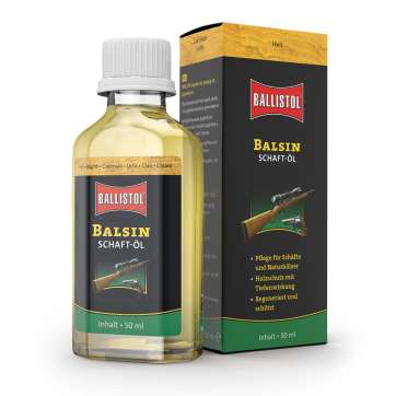 lentzis.com Ioannina | Ballistol | Λάδι Balsin Stockoil για ξύλινα μέρη (ανοιχτό) 50 ml | ΕΞΟΠΛΙΣΜΟΣ | Λίπανση-Καθαρισμός | 39U524-F9NRY-48