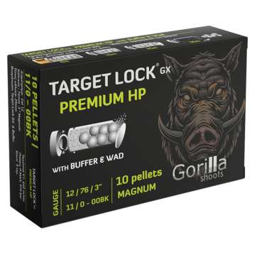 lentzis.com Ioannina | Gorilla | TARGET LOCKGX PREMIUM HP with Buffer & Wad 10ΒΟΛΟ (magnum) | ΦΥΣΙΓΓΙΑ | Κυνηγετικά | 90O543-T9RUI-23